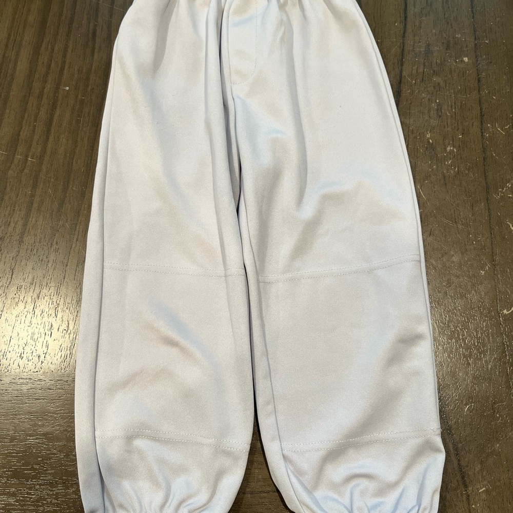 Youth Wilson Grey Baseball Pants Classic Fit